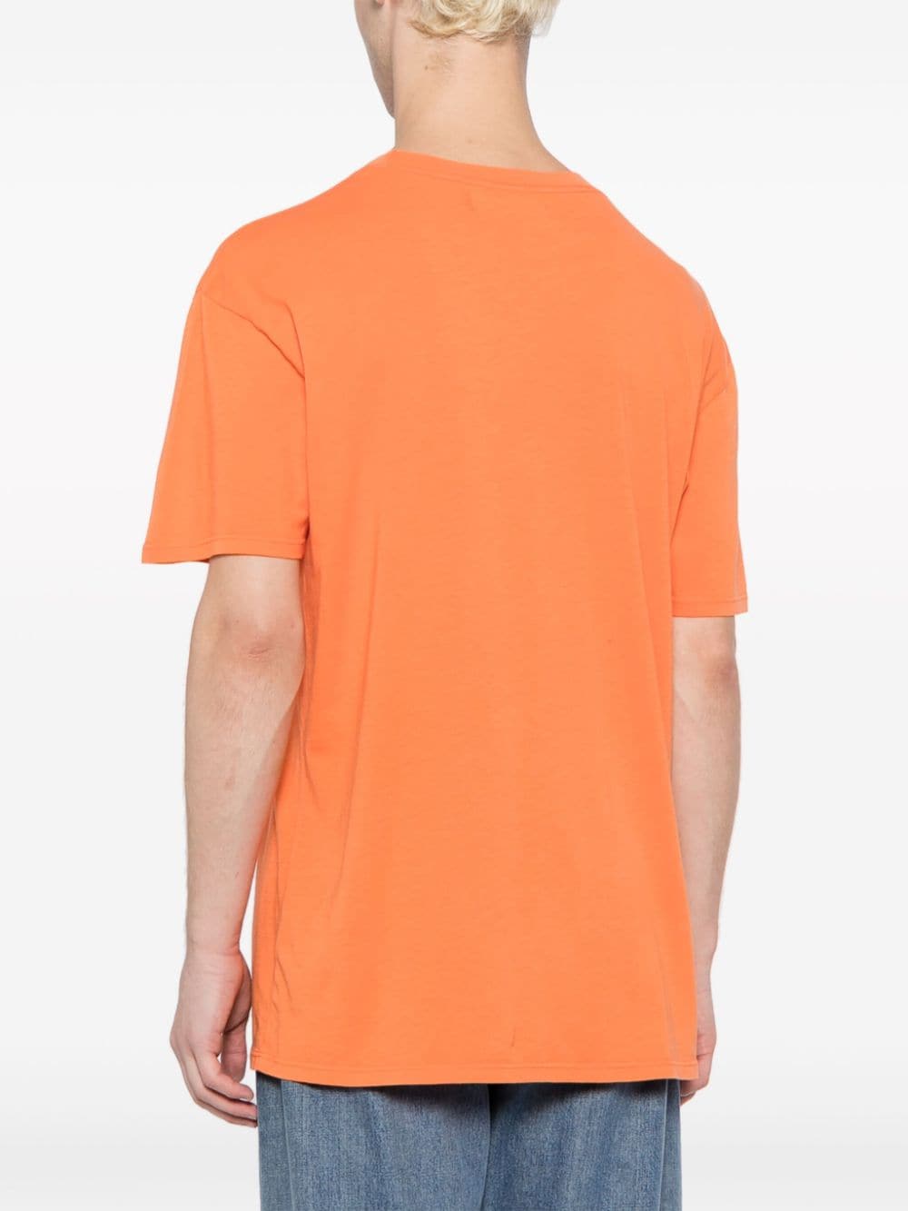 Shop Nahmias Logo-print Cotton T-shirt In Orange