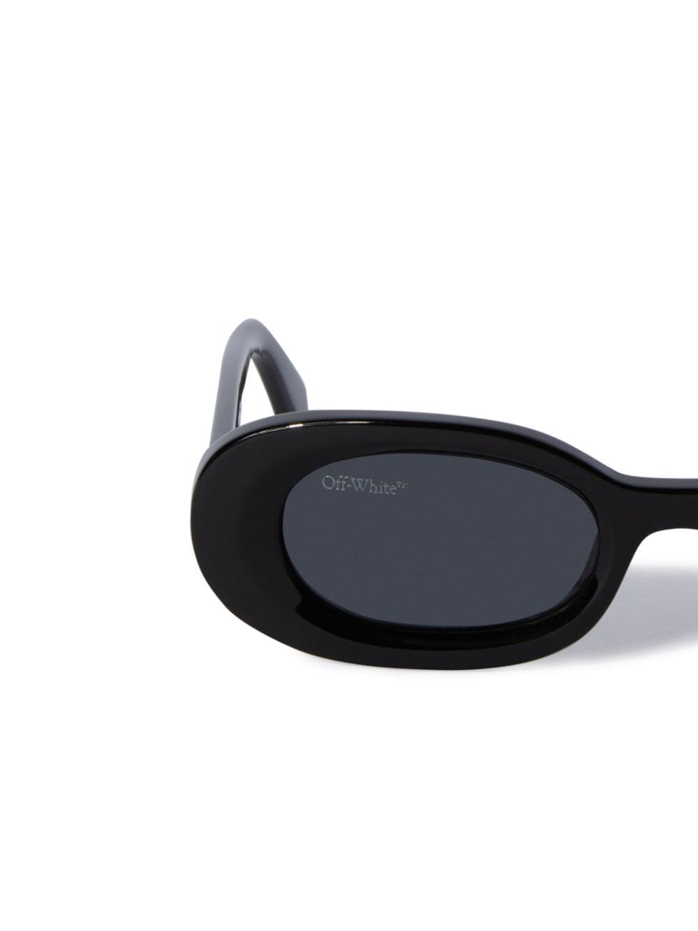 Shop Off-white Amalfi Oval-frame Sunglasses In Black