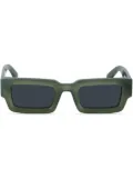 Off-White Eyewear Lecce tinted sunglasses - Green