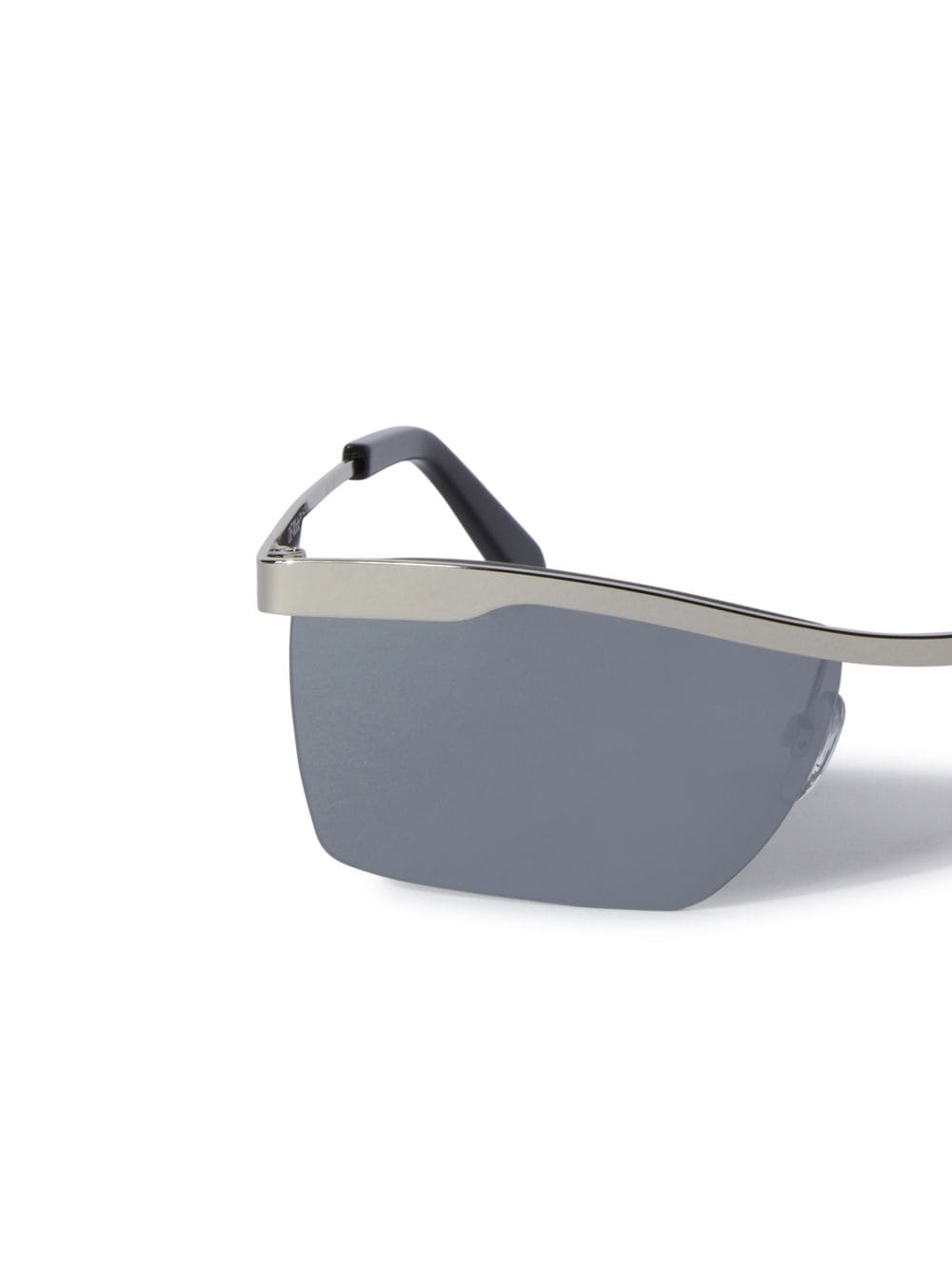 Shop Off-white Rimini Rectangle-frame Sunglasses In Silver