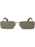 Off-White Eyewear Riccione rectangle-frame sunglasses - Gold