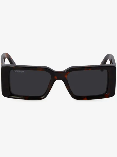 Off-White Eyewear 밀라노 톨토이즈셸 이펙트 틴트 선글라스