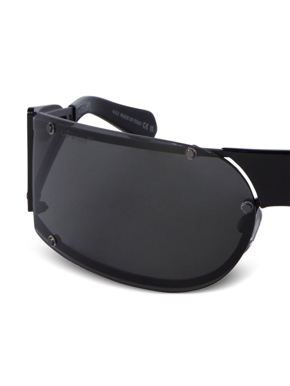 Shop Off-white Kenema Oversized Sunglasses In Black