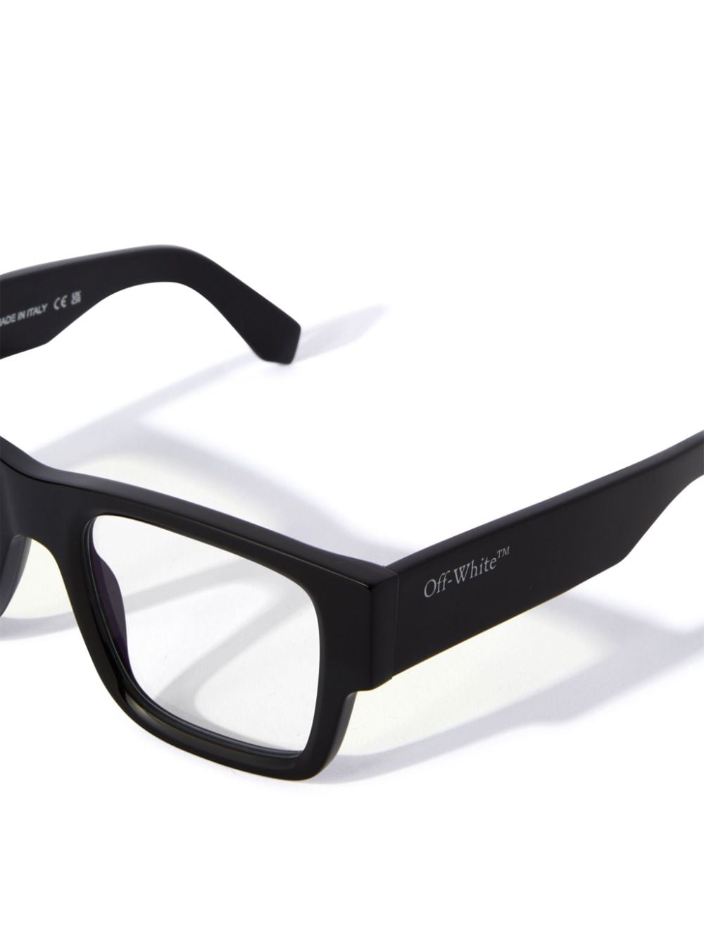 Shop Off-white Optical Style 40 Glasses In Black