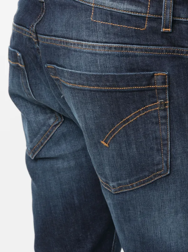 DONDUP Stonewashed Skinny Jeans Blue FARFETCH ID