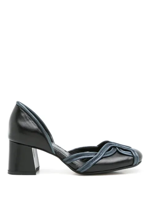 Sarah Chofakian Irene 40mm contrast-stitching pumps