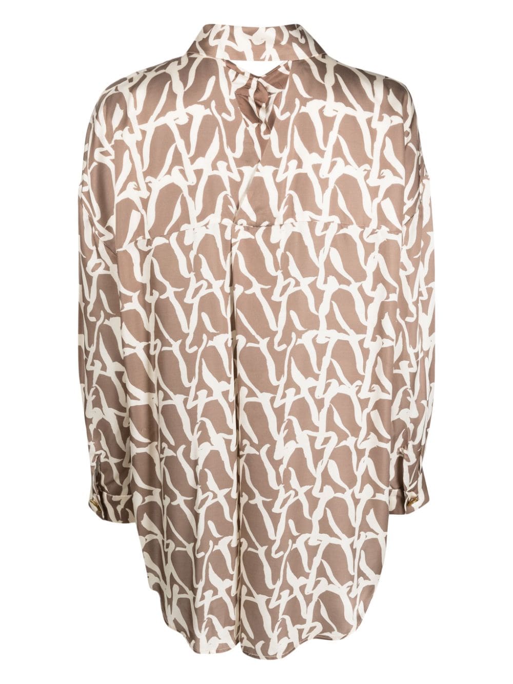 AERON Julia silk-blend shirt - Beige