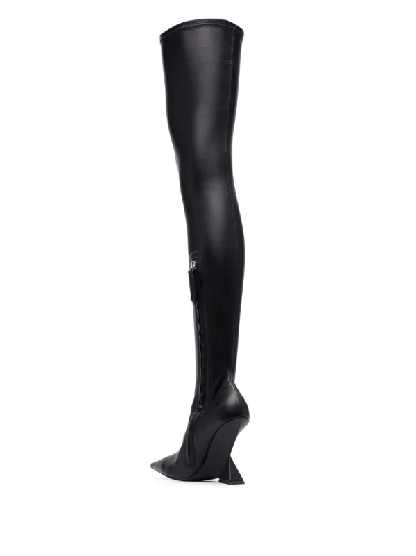 ブーツその他 THE ATTICO Woman Boots Black 250WSH00798LBT115AA 590 THE ATTICO | Black Women's Boots | YOOX