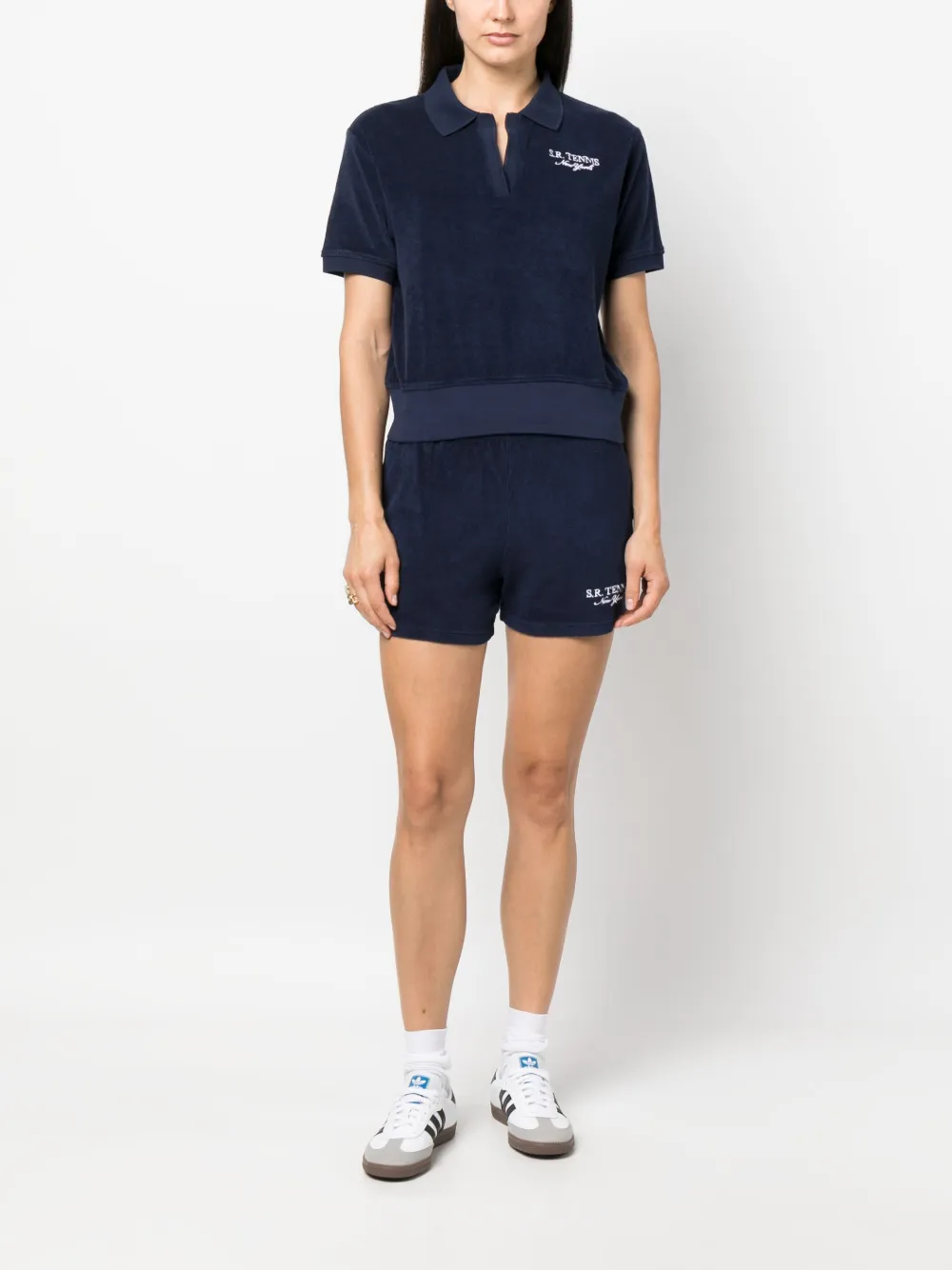 Sporty & Rich logoembroidery terrycloth Shorts Farfetch
