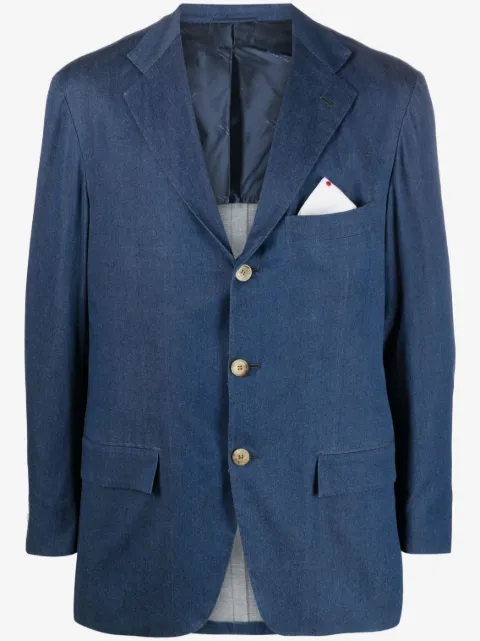 Kiton blazer con botones