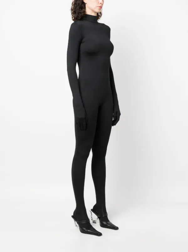 VETEMENTS full-length Stretch Bodysuit Black FARFETCH AE