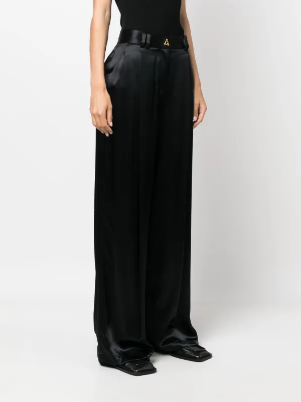 パンツ Aeron Wellen - Wide Leg Pants AERON - WELLEN - Wide leg pants - BLACK