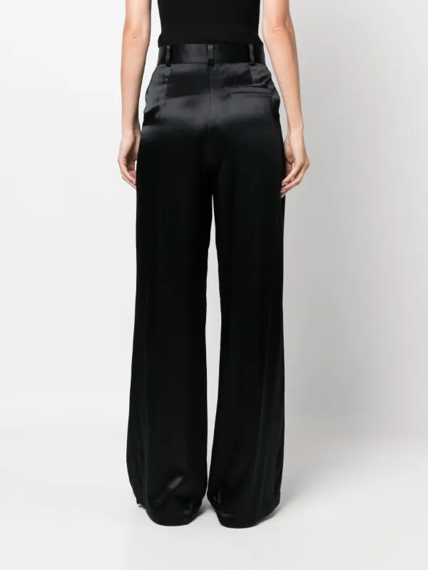 パンツ Aeron Wellen - Wide Leg Pants AERON Wellen wide-leg Trousers | Black | FARFETCH JO