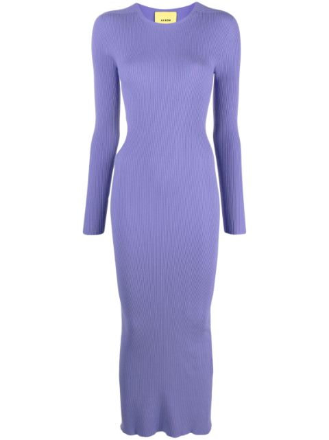 AERON ribbed-knit cut-out dress 