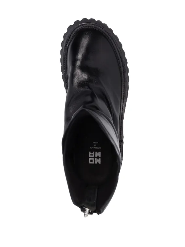 Moma Tronchetto Leather Ankle Boots | Black | FARFETCH