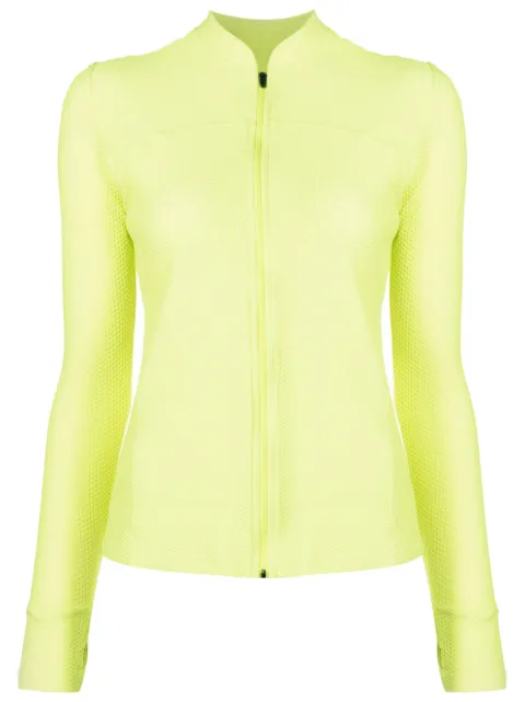 Track & Field Jaqueta perfurada com logo 