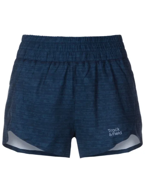 Track & Field Short cintura alta com zíper no bolso