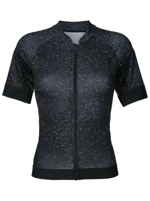 Track & Field Camiseta com padronagem abstrata