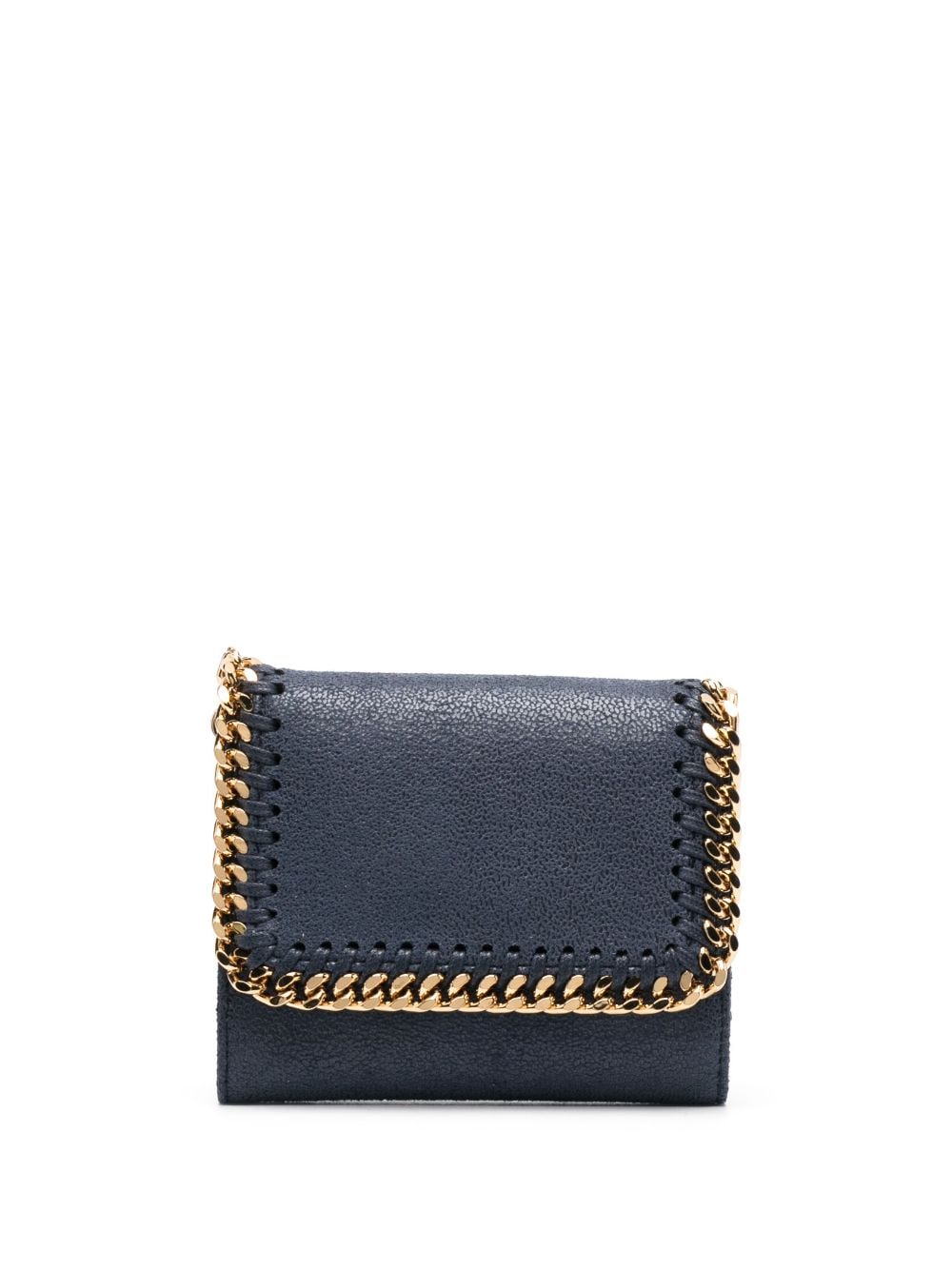 Stella Mccartney Falabella Bi-fold-design Wallet In Blue