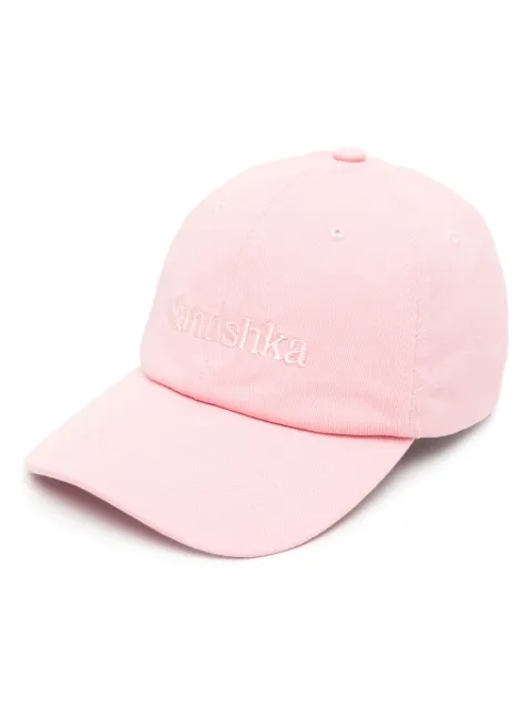 Nanushka logo-embroidered cotton cap
