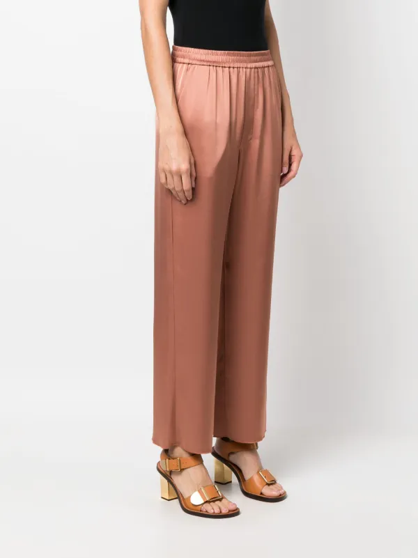 【送料&関税込】Nanushka Elasticated-waist Straight Leg Crop Nanushka elasticated-waist Cropped Trousers | Black | FARFETCH