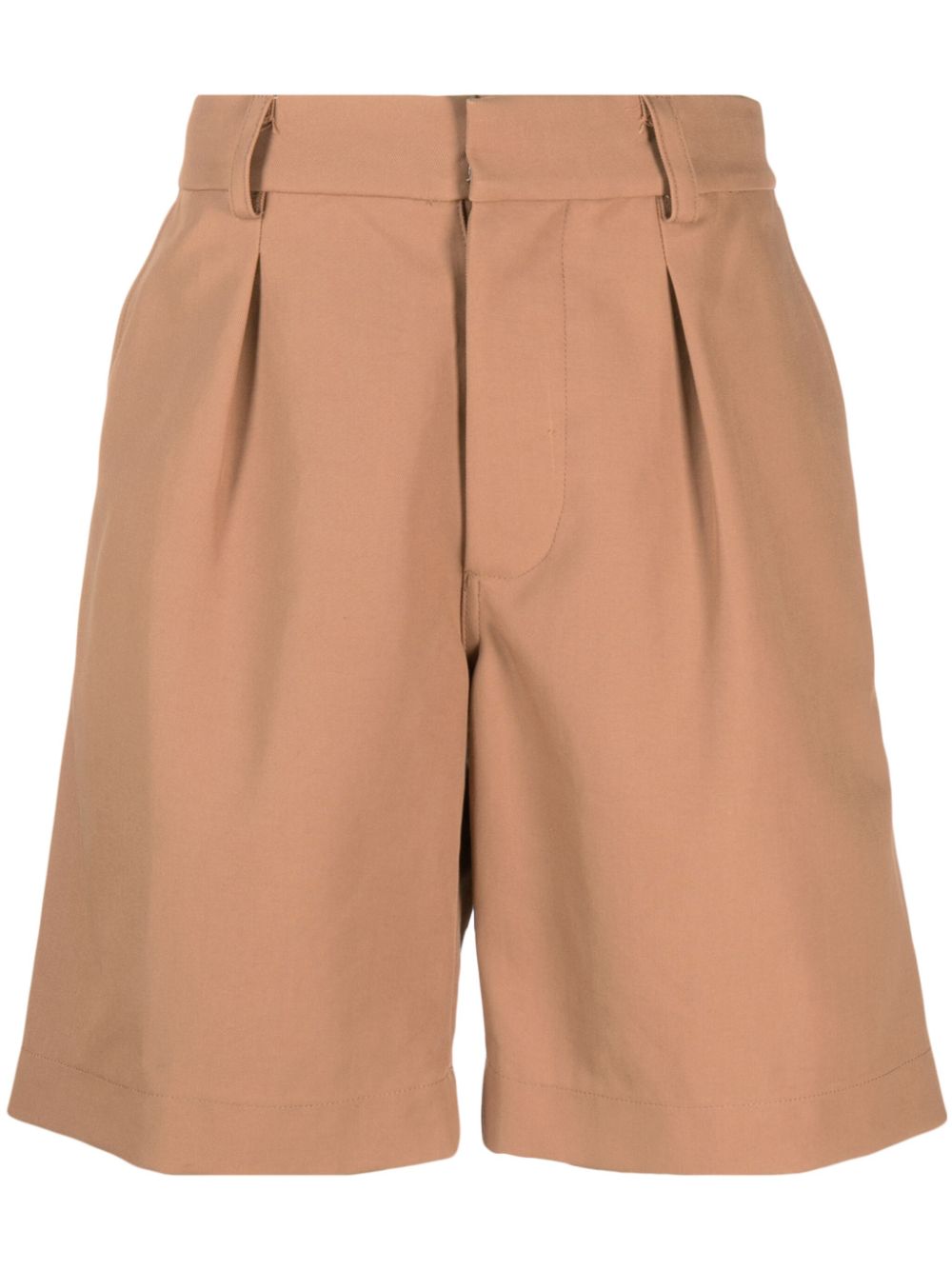 Nanushka low-rise cotton shorts - Brown