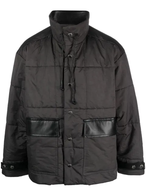 Nanushka Milco padded quilted bomber jacket