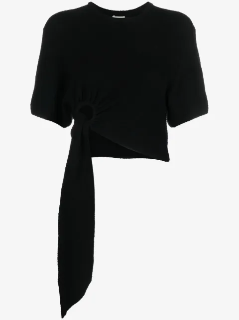 Nanushka Davita asymmetric terrycloth top 
