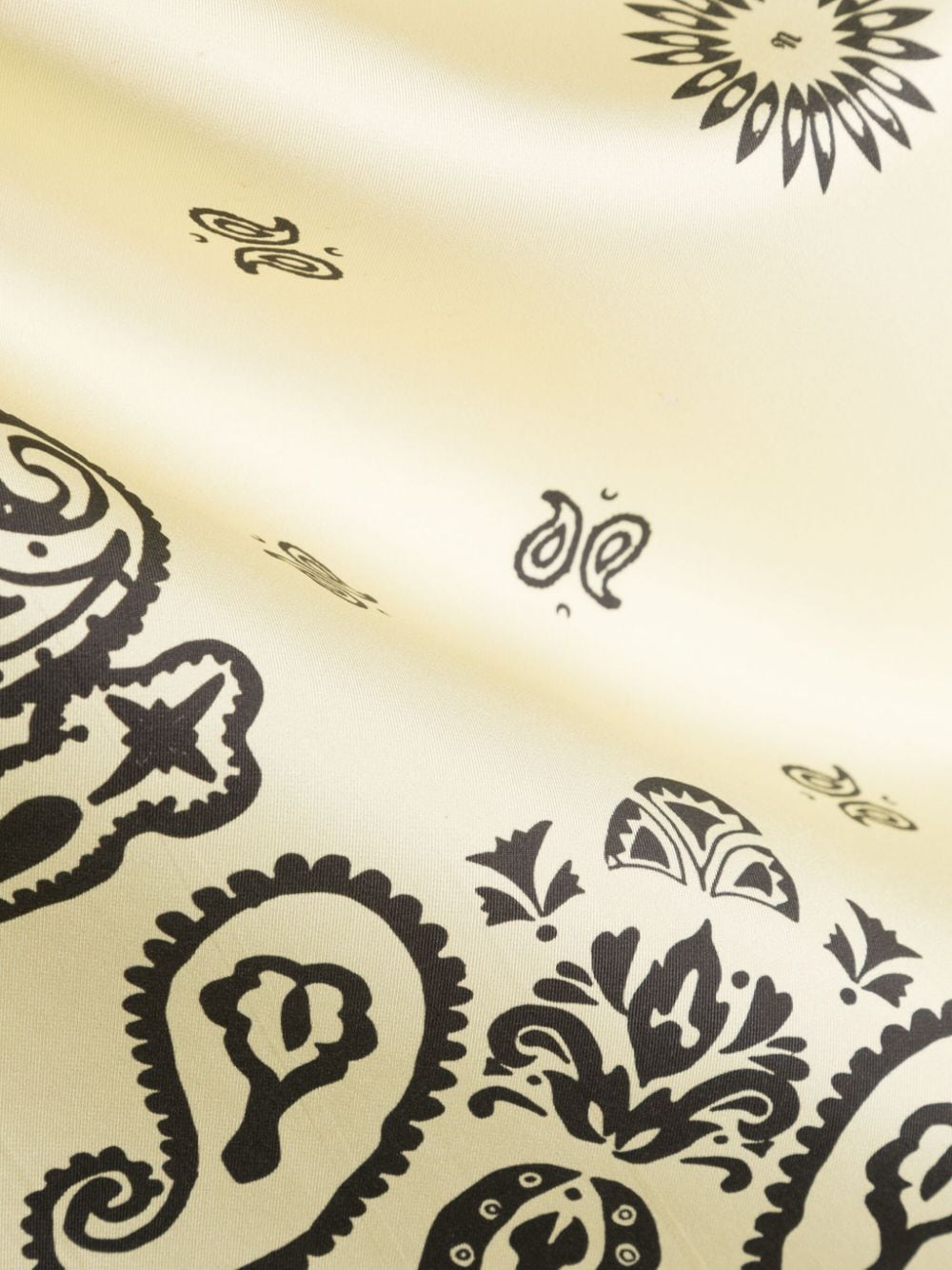 Nanushka Sjaal met paisley-print - Geel