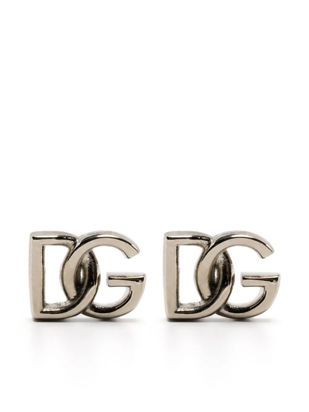 Dolce & Gabbana aretes DG con acabado pulido | plateado | Image 1