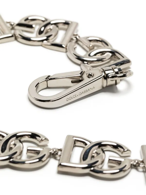 Dolce & Gabbana DG-chain Choker Necklace | Silver | FARFETCH ID
