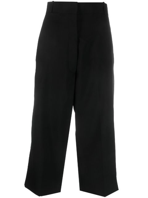 QUIRA - cropped virgin wool trousers