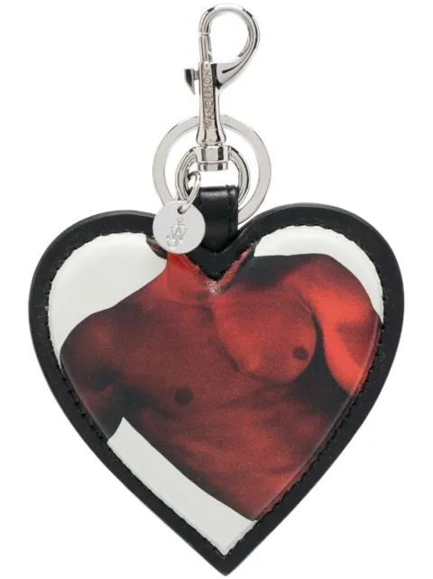 JW Anderson heart-shaped leather keyring