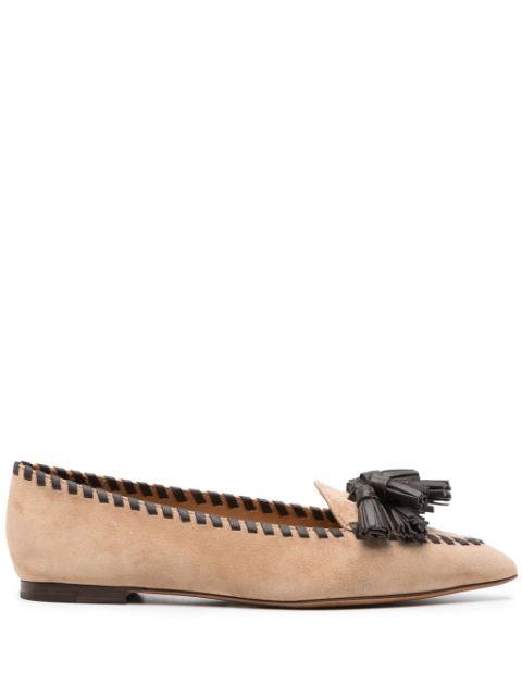 Polo Ralph Lauren tassel-detail leather ballerina shoes Women