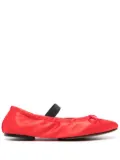 Polo Ralph Lauren Polo Pony satin ballerina shoes - Red