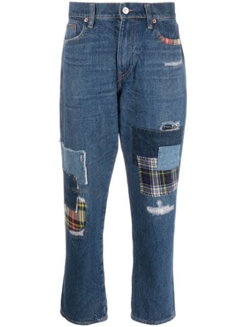 Polo Ralph Lauren patchwork boyfriend jeans