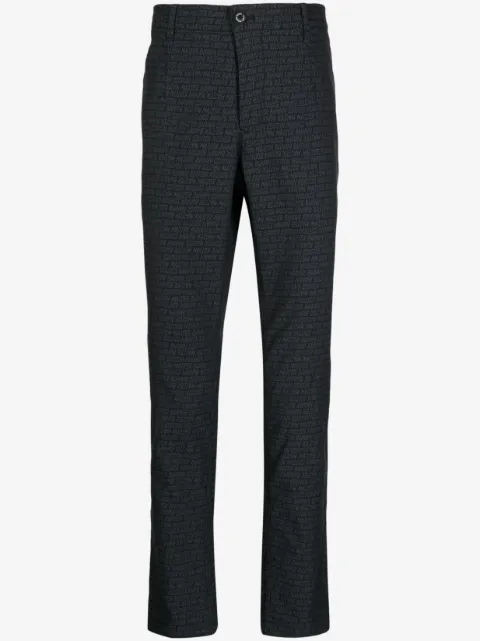 MASTER BUNNY EDITION logo-print water-repellent trousers