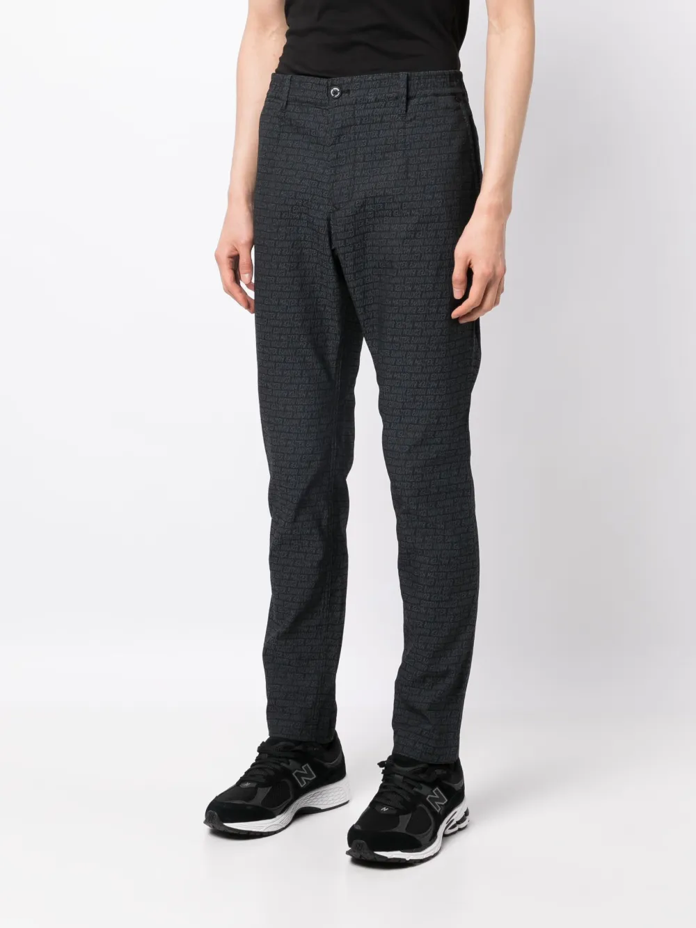 Master Bunny Edition Logo-print Water-repellent Trousers In Blue