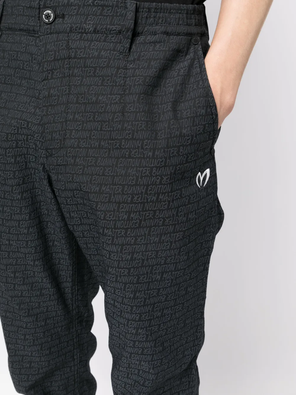 Master Bunny Edition Logo-print Water-repellent Trousers In Blue