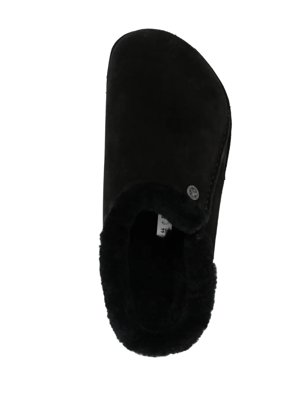 Birkenstock Zermatt suede slides Black