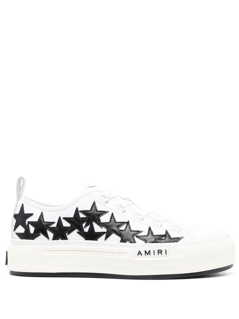 Shop Amiri Star-patch Low-top Sneakers In White