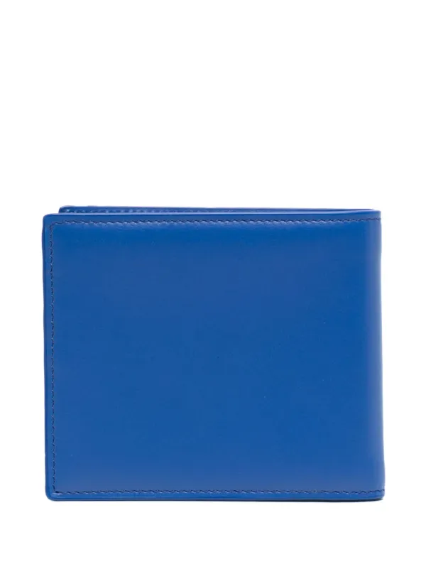 Bifold wallet in embossed leather