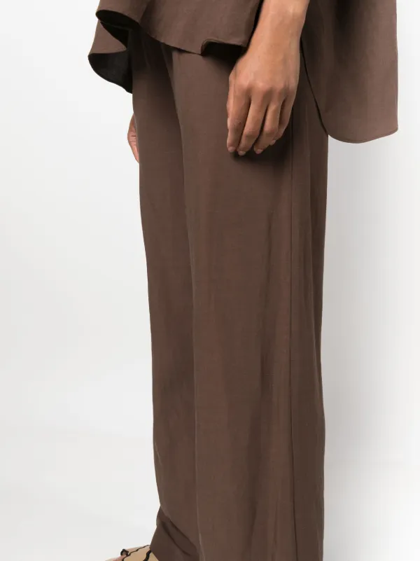 Val HighRise Cargo Linen Blend Trousers SAND BROWN  ALLSAINTS