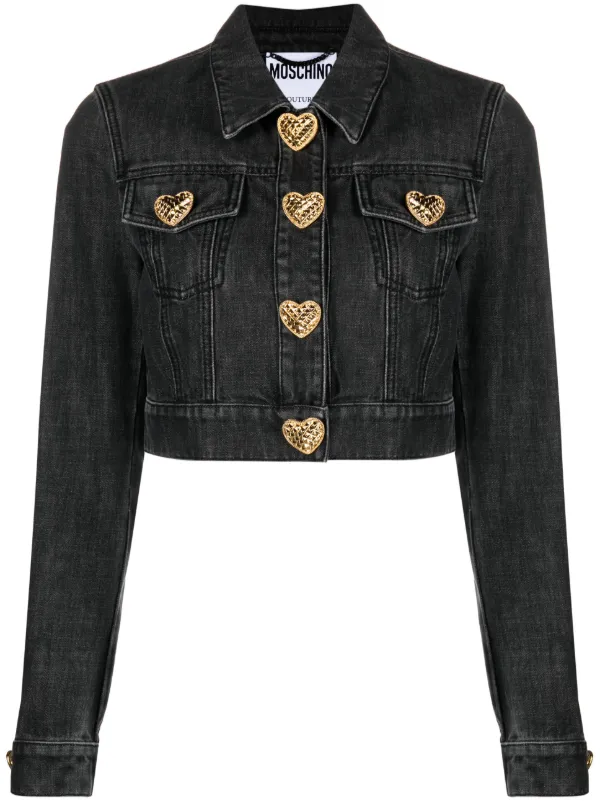 Women's moschino denim store jacket