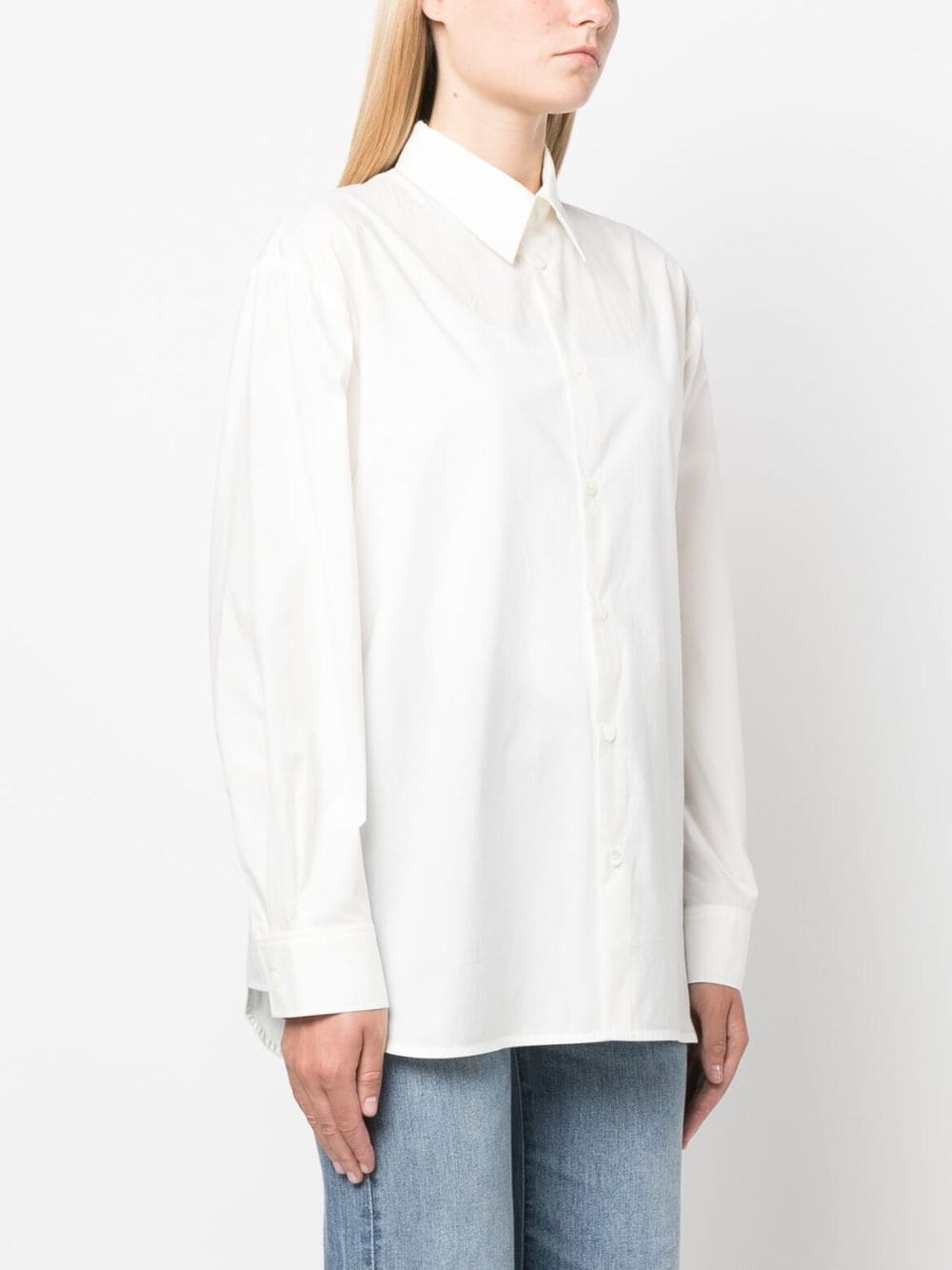 Shop Apc Cotton-poplin Shirt In White