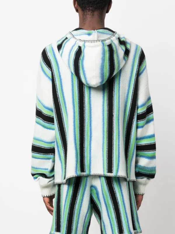 AMIRI Baja Tie Dye Striped Hoodie Farfetch