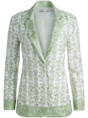 Alice Olivia Macey floral embroidered Blazer Farfetch