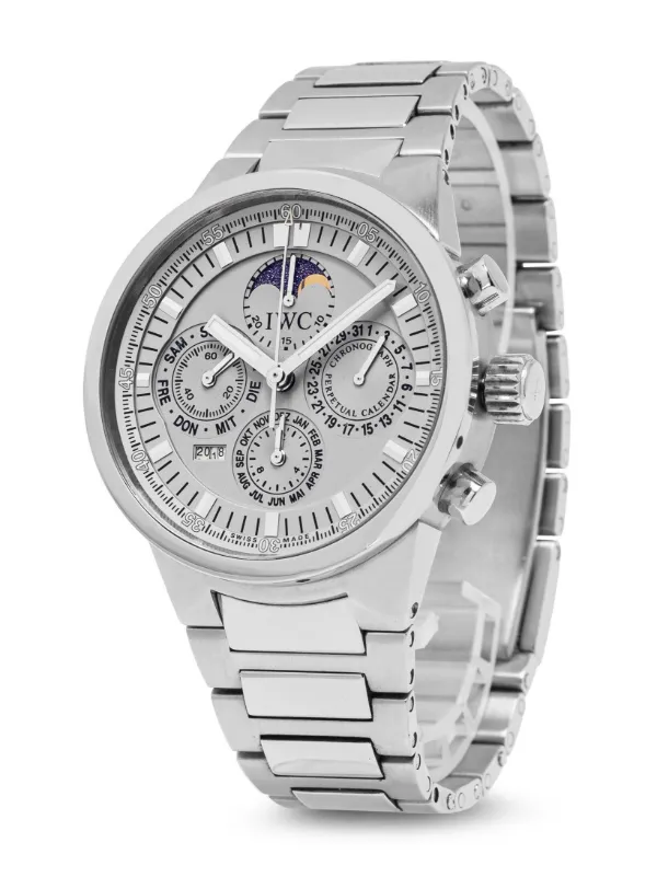 IWC Schaffhausen 2001 pre-owned GST Perpetual Calendar 43mm - Farfetch