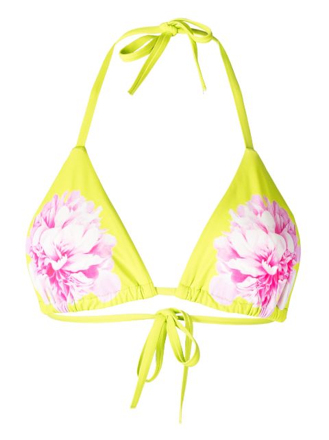 Cynthia Rowley floral-print bikini top