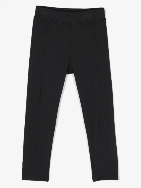 Moncler Enfant logo-patch leggings